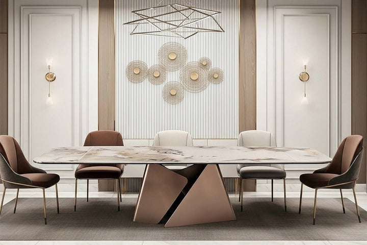 Fusion QuickShip extension dining table ambient view