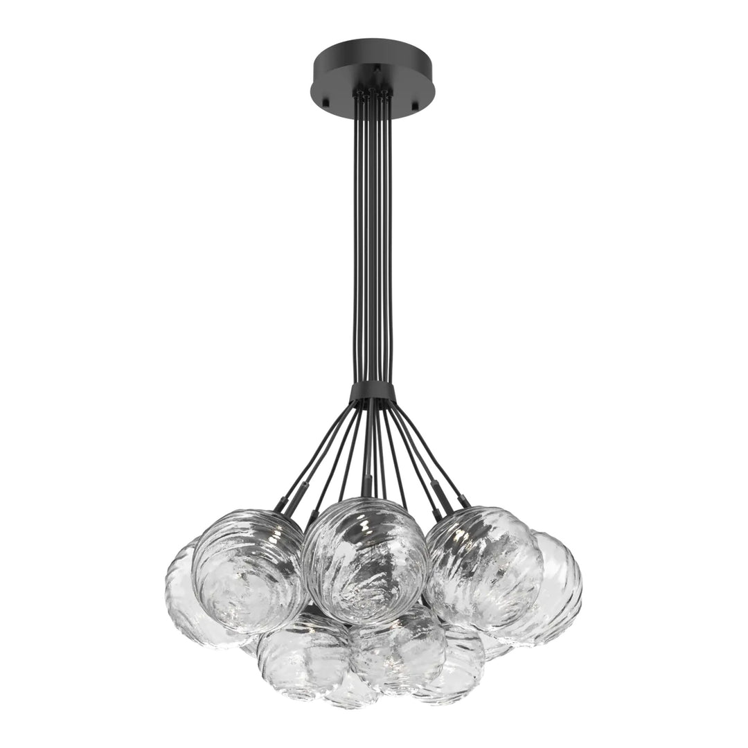 Gaia Cluster Bloom by Hammerton Studio – 12 Lights in Matte Black