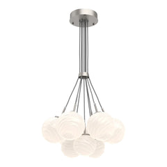 Gaia Cluster Bloom by Hammerton Studio – 9 Lights in Beige Silver