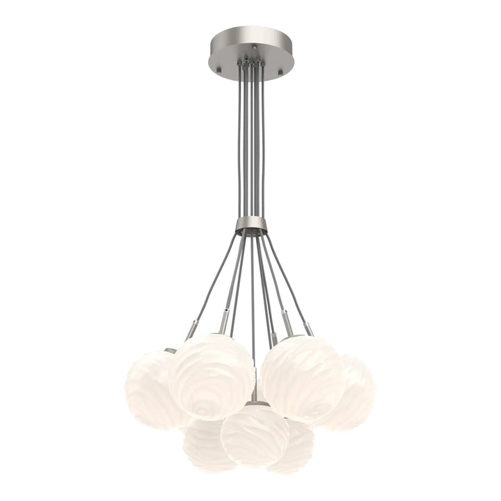 Gaia Cluster Bloom by Hammerton Studio – 9 Lights in Beige Silver