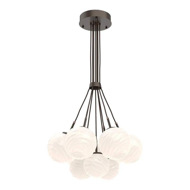 Gaia Cluster Bloom by Hammerton Studio – 9 Lights in Flat Bronze