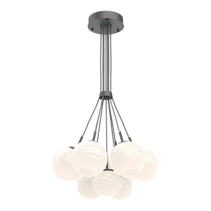Gaia Cluster Bloom by Hammerton Studio – 9 Lights in Graphite