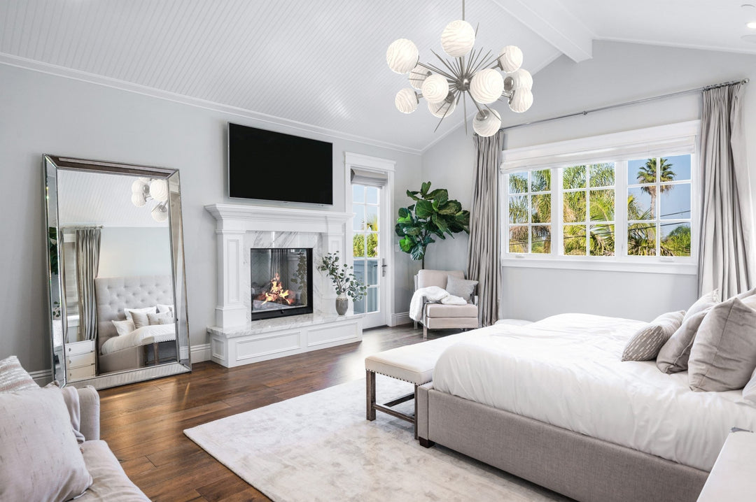 Gaia Oval Starburst Chandelier by Hammerton Studio in a styled interior