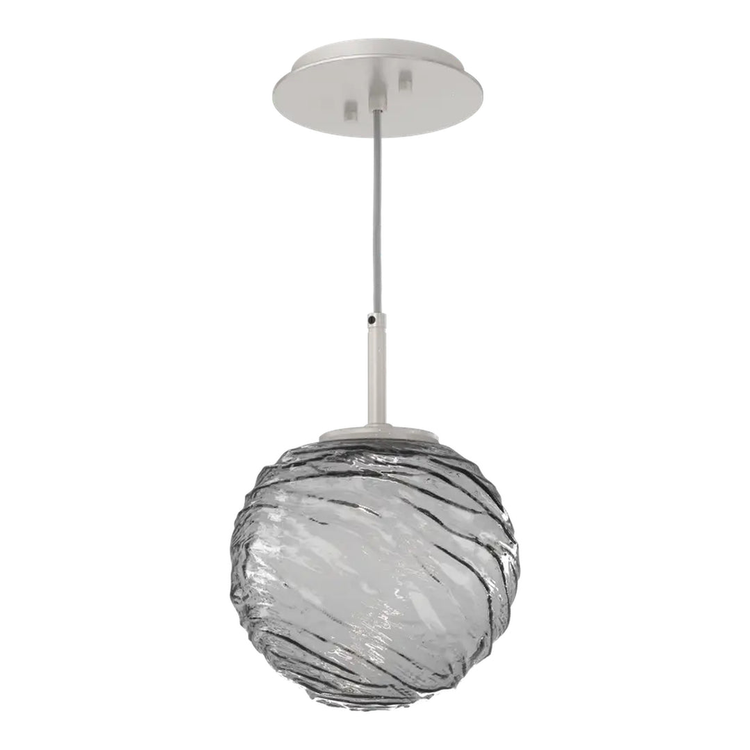 Gaia Pendant by Hammerton Studio – Medium in Beige Silver on adjustable cord