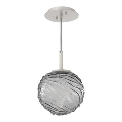 Gaia Pendant by Hammerton Studio – Medium in Beige Silver on adjustable cord