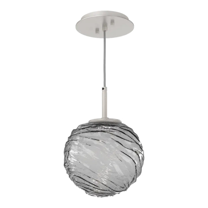 Gaia Pendant by Hammerton Studio – Medium in Beige Silver on adjustable cord
