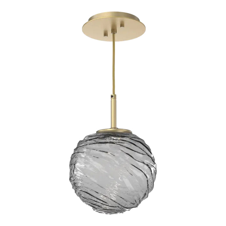 Gaia Pendant by Hammerton Studio – Medium in Gilded Brass on adjustable cord