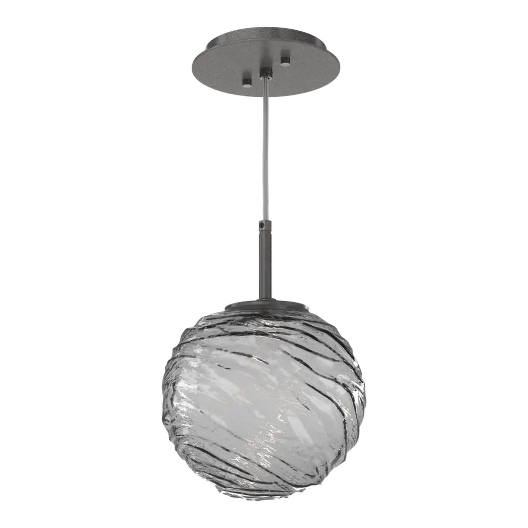 Gaia Pendant by Hammerton Studio – Medium in Graphite on adjustable cord