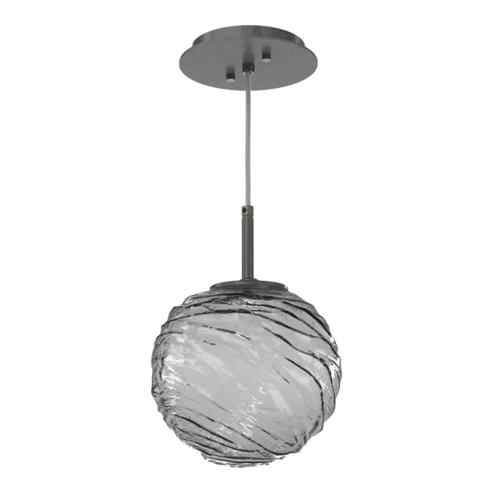 Gaia Pendant by Hammerton Studio – Medium in Graphite on adjustable cord