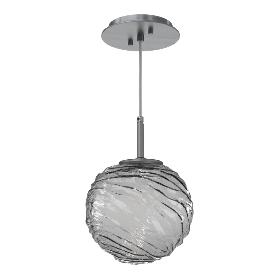 Gaia Pendant by Hammerton Studio – Medium in Gunmetal on adjustable cord