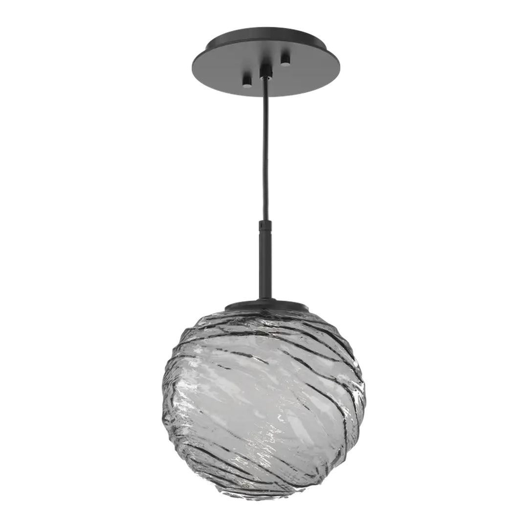 Gaia Pendant by Hammerton Studio – Medium in Matte Black on adjustable cord
