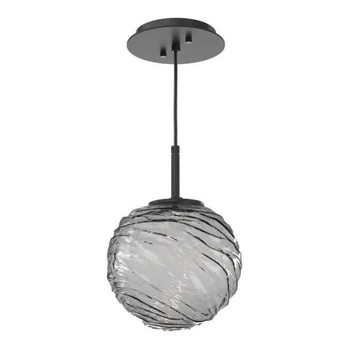 Gaia Pendant by Hammerton Studio – Medium in Matte Black on adjustable cord