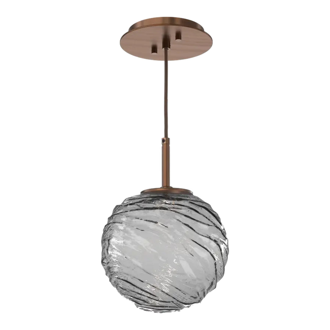 Gaia Pendant by Hammerton Studio – Medium in Oil-Rubbed Bronze on adjustable cord