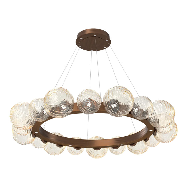 Gaia Radial Ring Chandelier by Hammerton Studio – Large in Oil-Rubbed Bronze