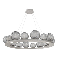 Gaia Ring Chandelier by Hammerton Studio – Large in Beige Silver