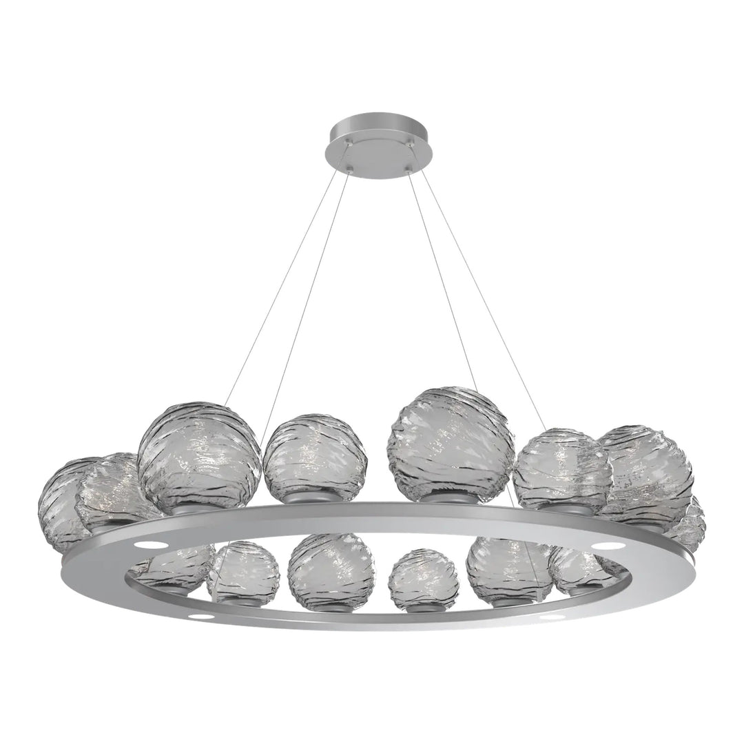 Gaia Ring Chandelier by Hammerton Studio – Large in Classic Silver