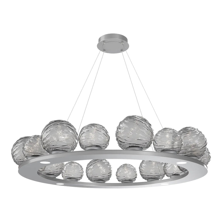 Gaia Ring Chandelier by Hammerton Studio – Large in Classic Silver
