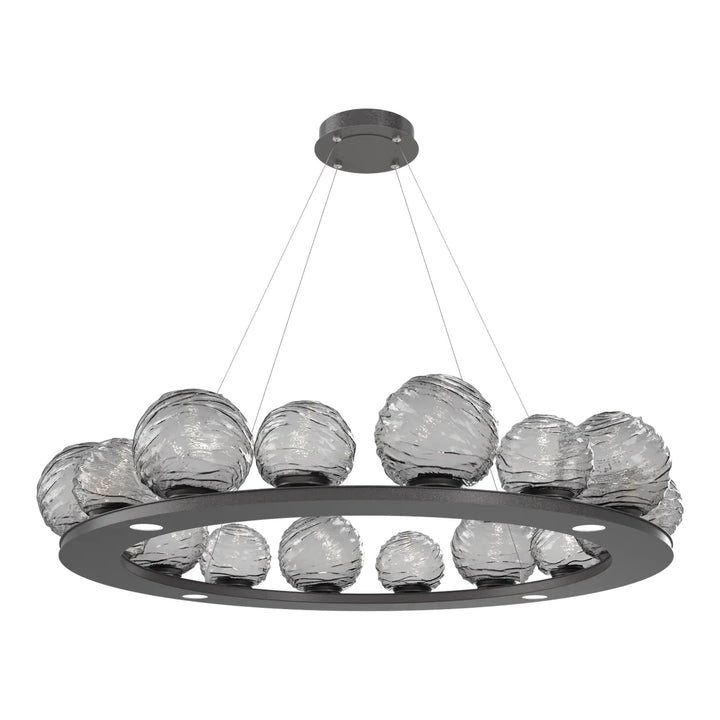 Gaia Ring Chandelier by Hammerton Studio – Large in Graphite