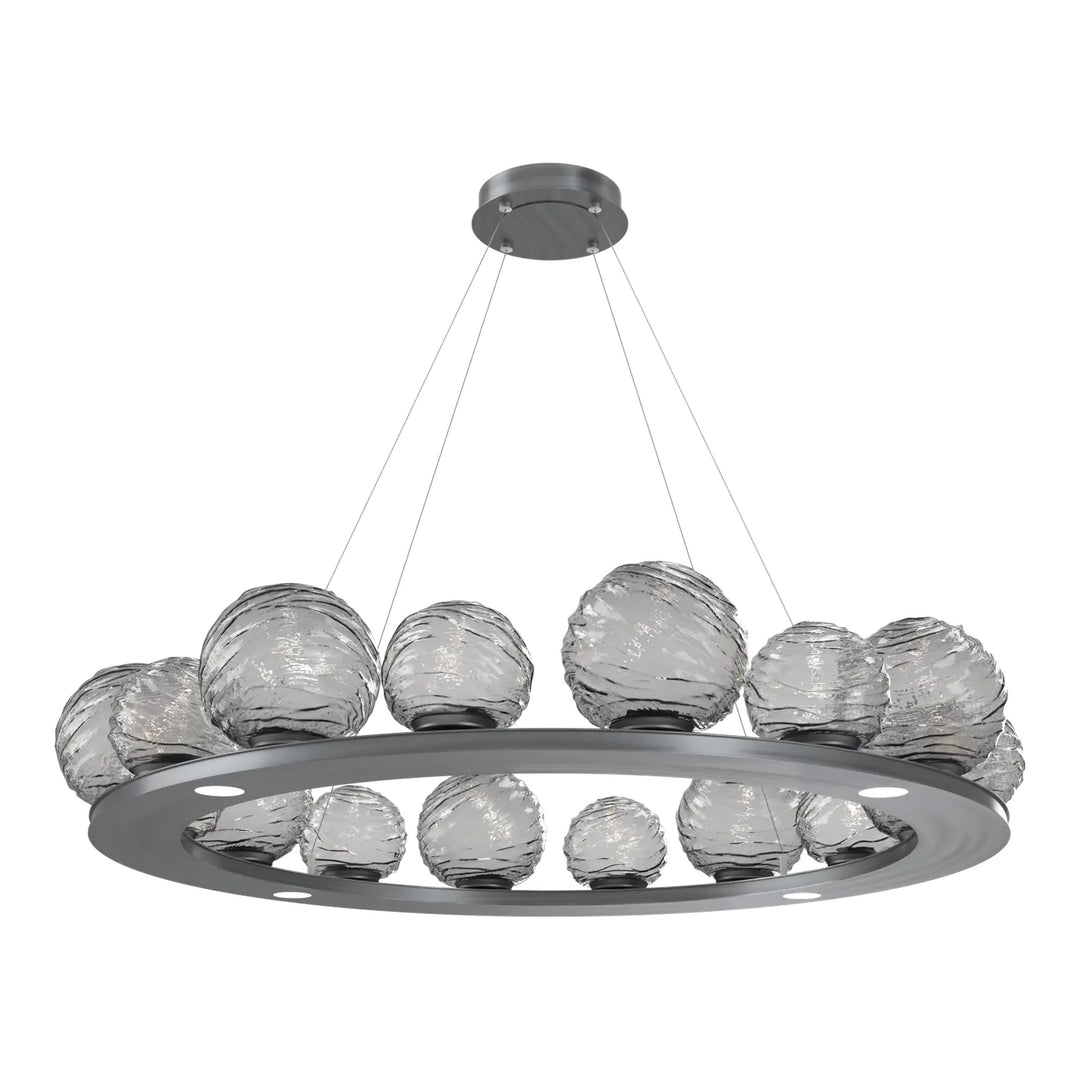 Gaia Ring Chandelier by Hammerton Studio – Large in Gunmetal