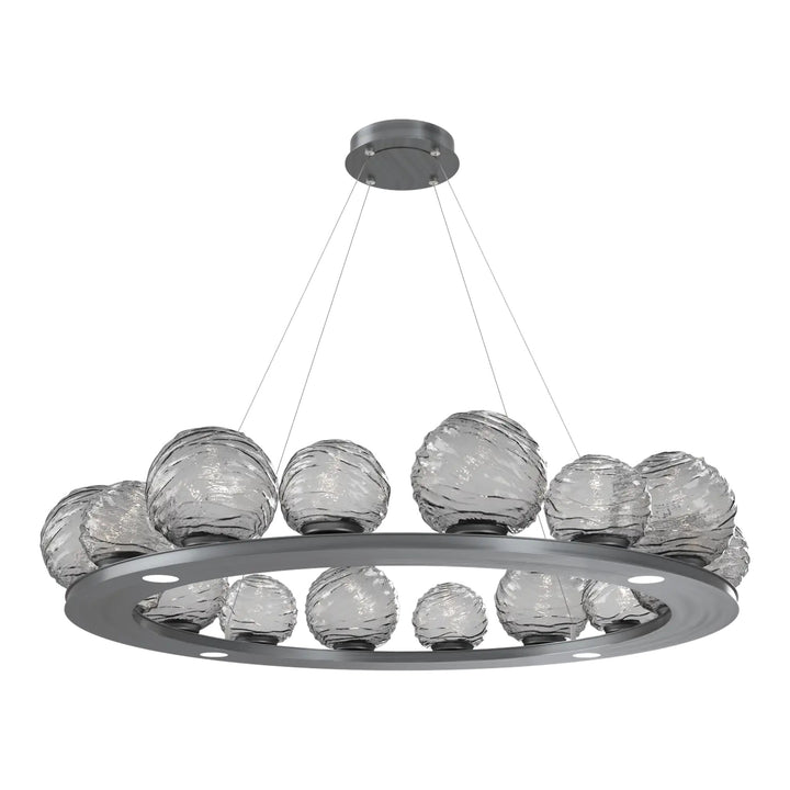 Gaia Ring Chandelier by Hammerton Studio – Large in Gunmetal