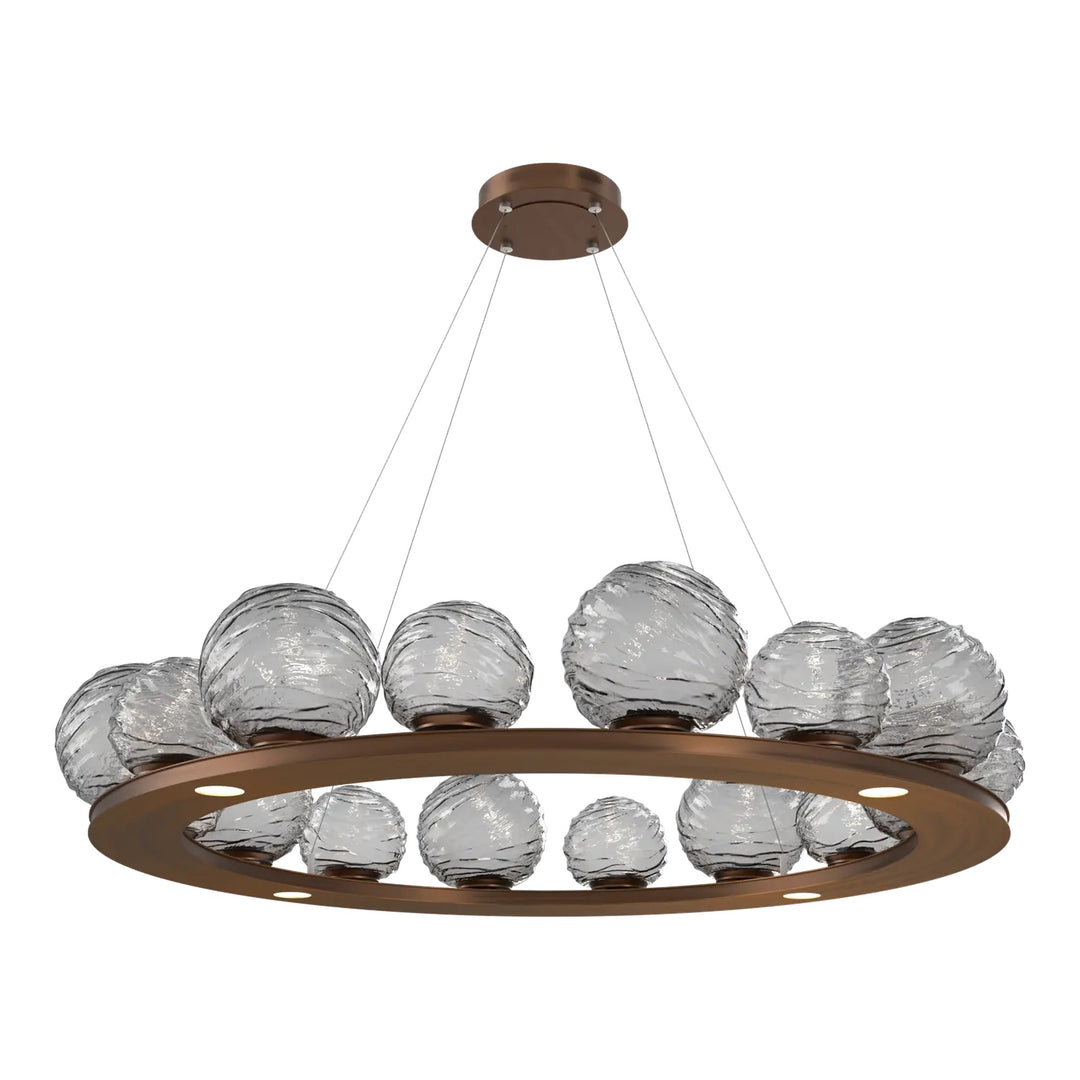 Gaia Ring Chandelier by Hammerton Studio – Large in Oil-Rubbed Bronze