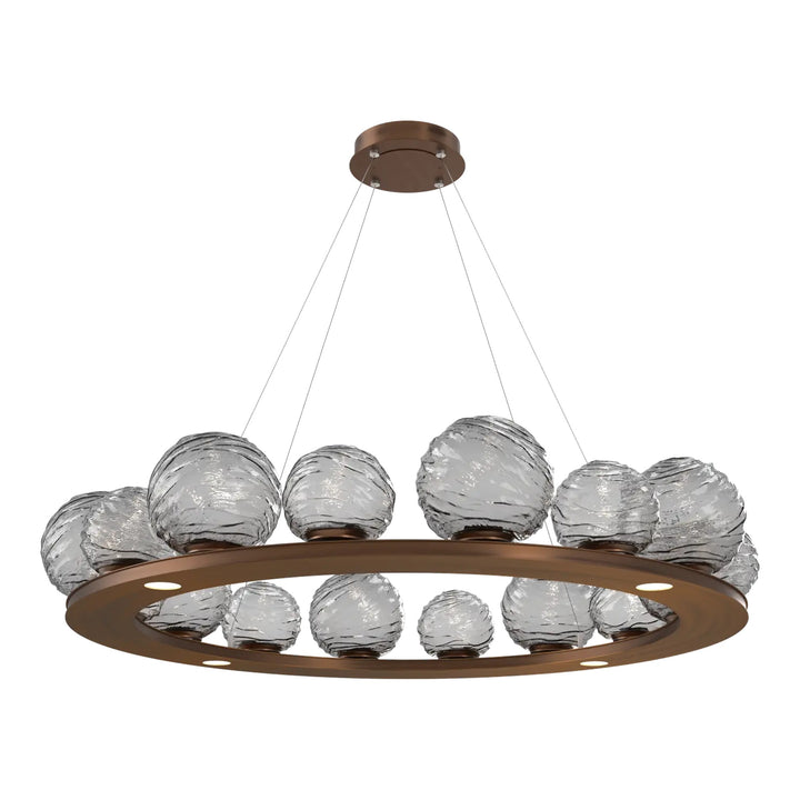 Gaia Ring Chandelier by Hammerton Studio – Large in Oil-Rubbed Bronze