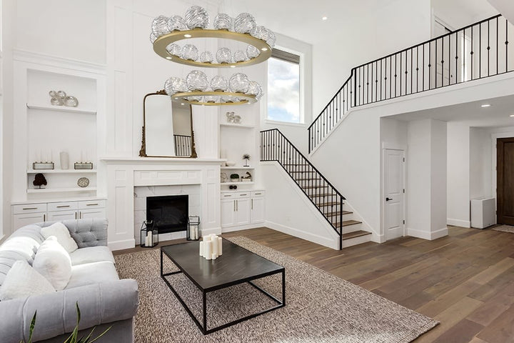 Gaia Ring Chandelier by Hammerton Studio in a styled interior