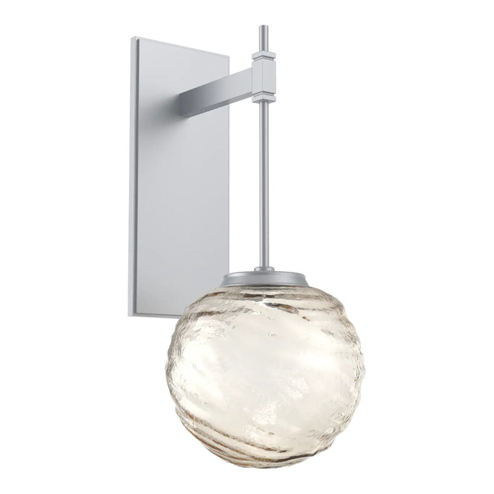 Gaia Tempo Sconce by Hammerton Studio in Classic Silver