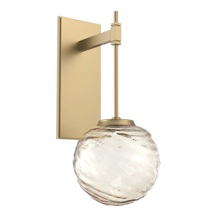Gaia Tempo Sconce by Hammerton Studio in Gilded Brass