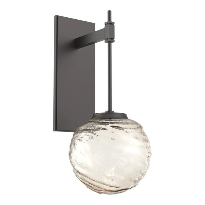 Gaia Tempo Sconce by Hammerton Studio in Graphite