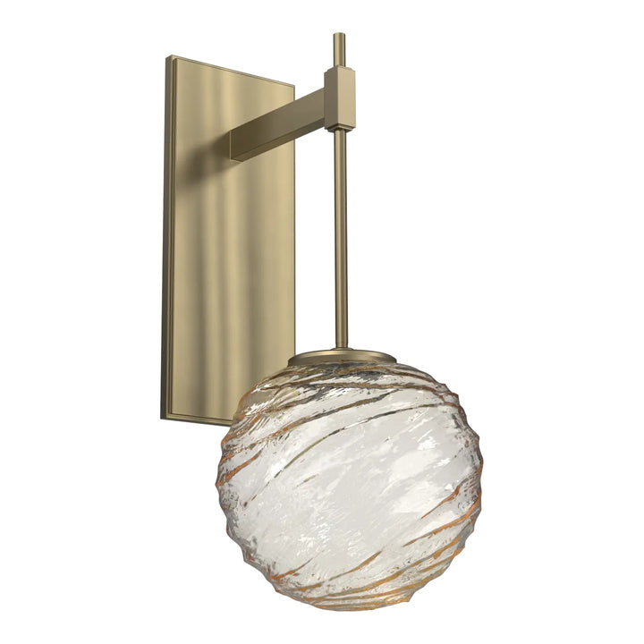 Gaia Tempo Sconce by Hammerton Studio in Heritage Brass