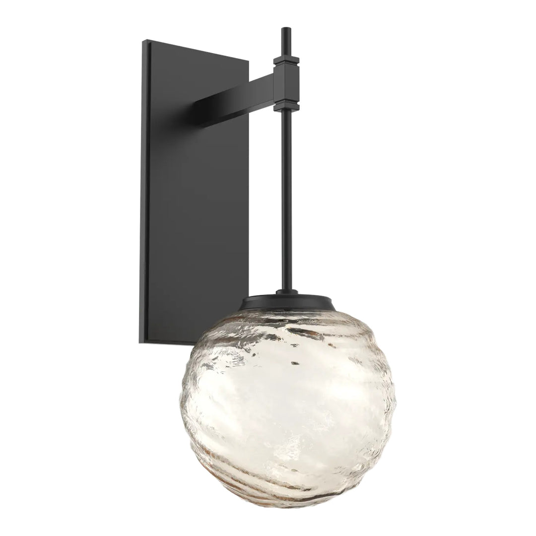 Gaia Tempo Sconce by Hammerton Studio in Matte Black