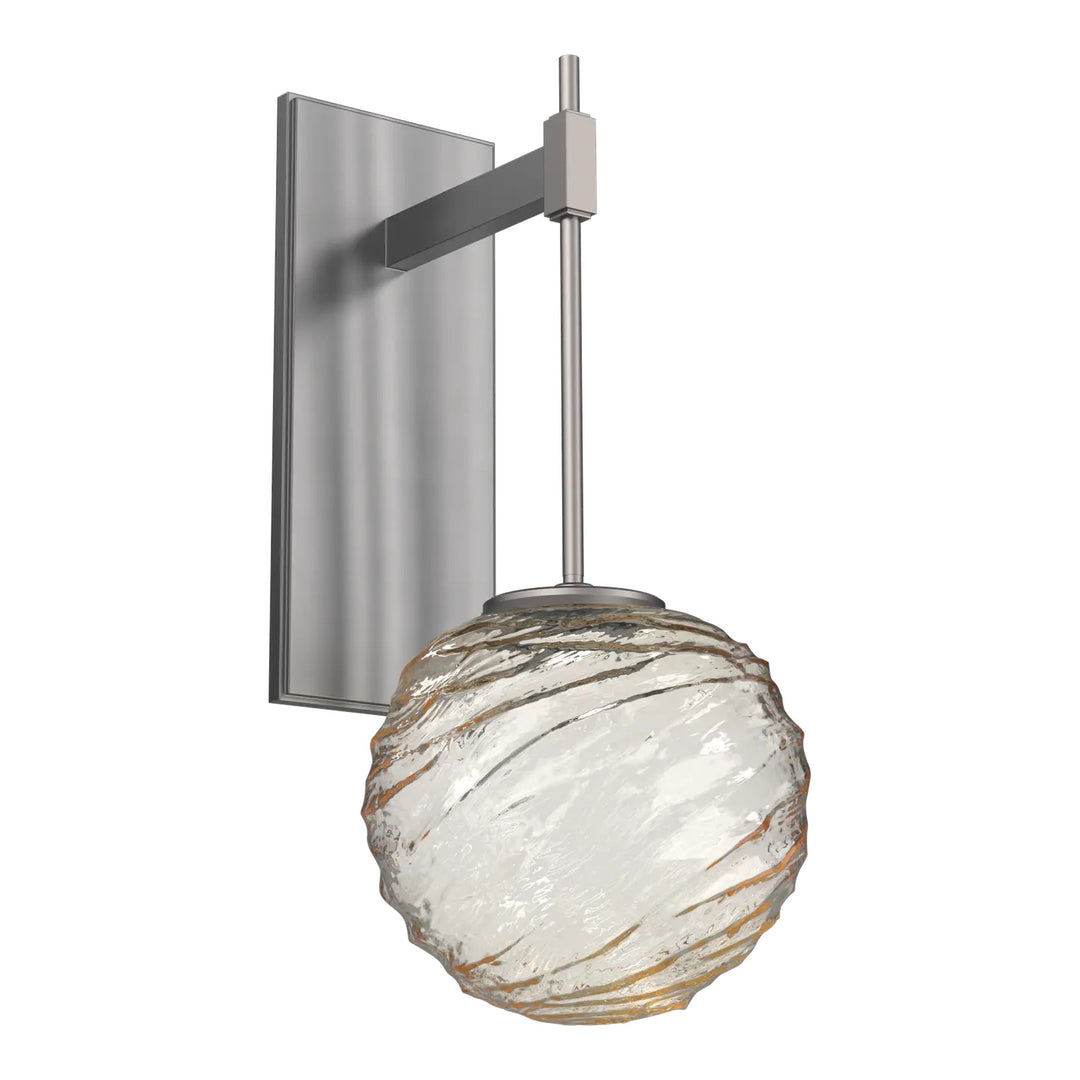 Gaia Tempo Sconce by Hammerton Studio in Satin Nickel