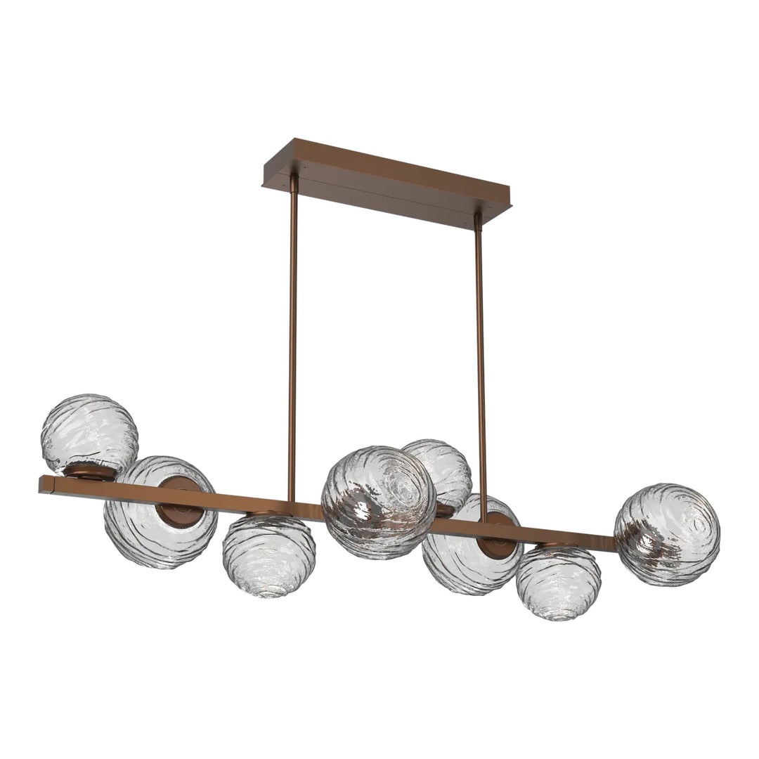 Gaia Twisted Branch Chandelier by Hammerton Studio – 8 Lights in Burnished Bronze