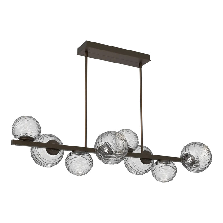 Gaia Twisted Branch Chandelier by Hammerton Studio – 8 Lights in Flat Bronze