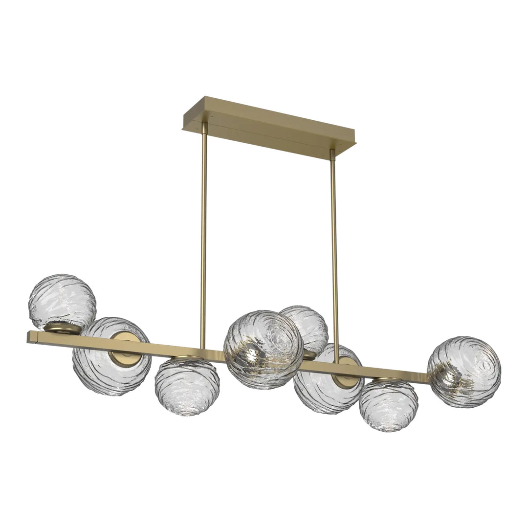 Gaia Twisted Branch Chandelier by Hammerton Studio – 8 Lights in Gilded Brass