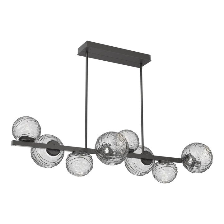 Gaia Twisted Branch Chandelier by Hammerton Studio – 8 Lights in Graphite