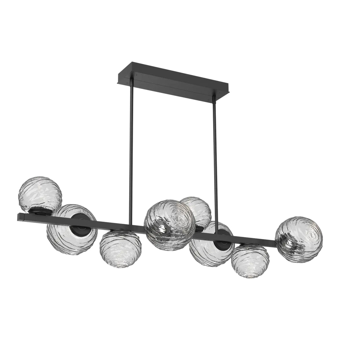 Gaia Twisted Branch Chandelier by Hammerton Studio – 8 Lights in Matte Black