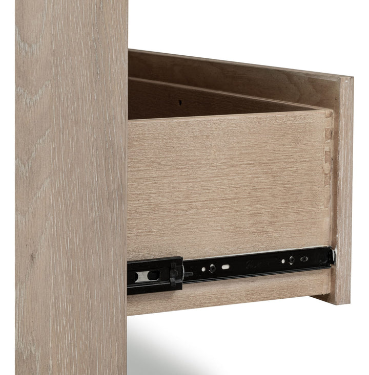 Gardenia Five Drawer Chest in Chai — detail view