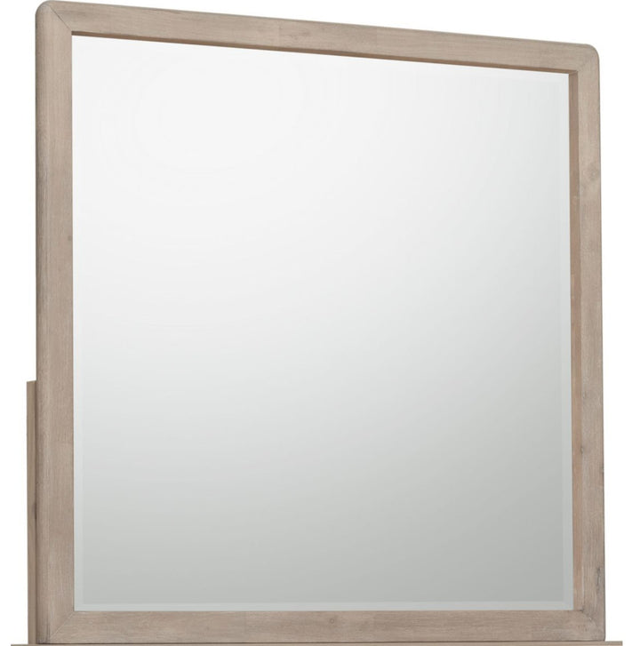 Gardenia Wall or Dresser Mirror in Chai — on a white background