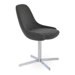 Gazel 4-Star Swivel Dining Chair
