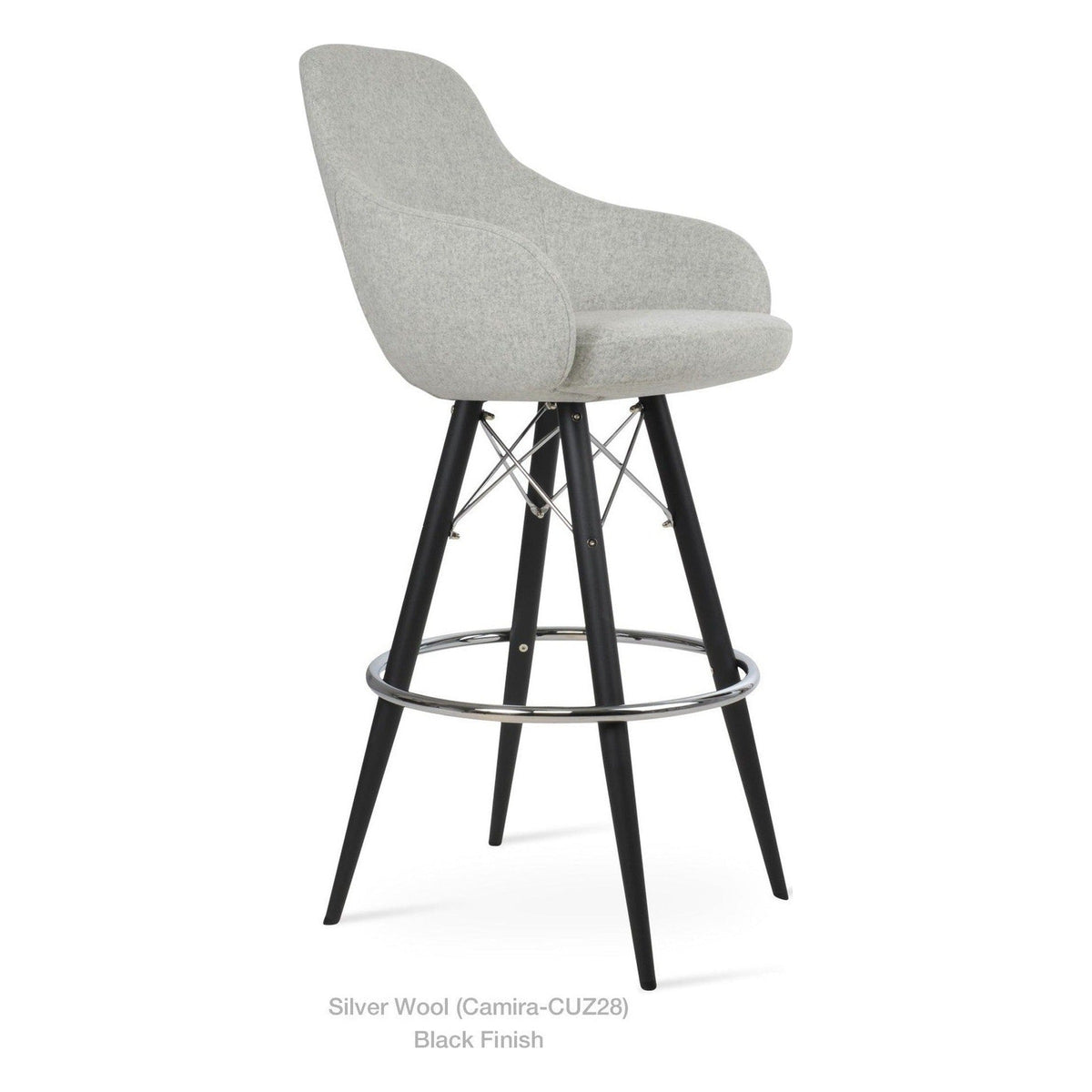 Gazel Arm MW Stool — product (Taji-scaled UNIFORM p2p3 boost)