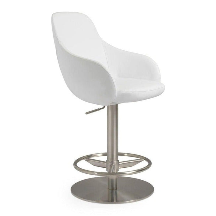 GAZEL ARM PISTON SWIVEL STOOL