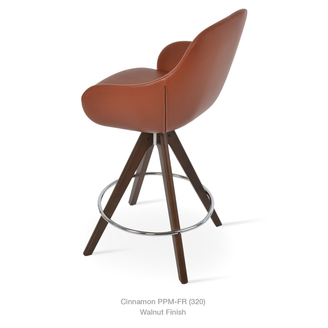 Gazel Arm Pyramid Wood Swivel Stool — gazel-arm-pyramid-wood-swivel-stool-extra-3