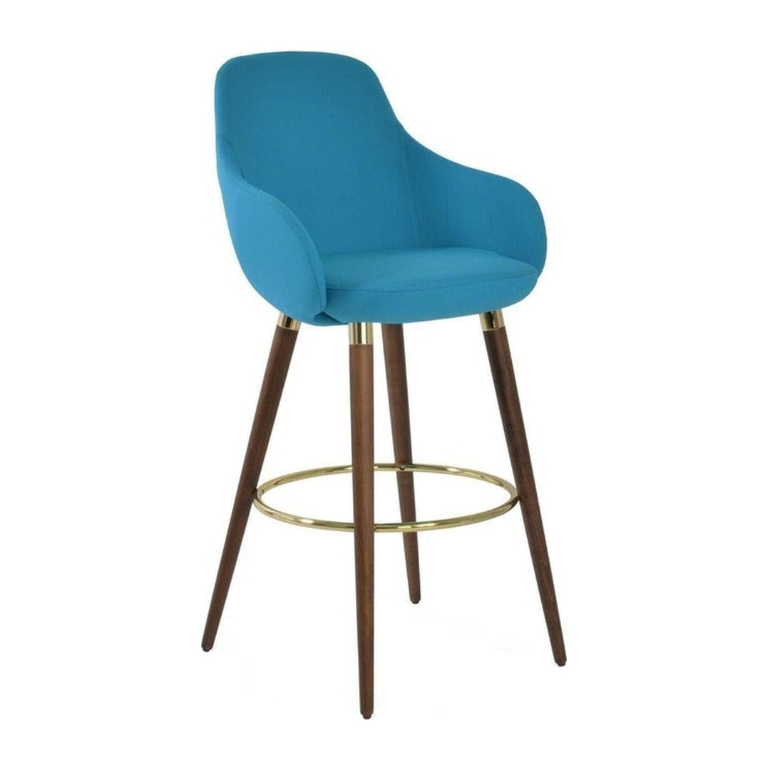 GAZEL ARM WOOD STOOL Soho Concept