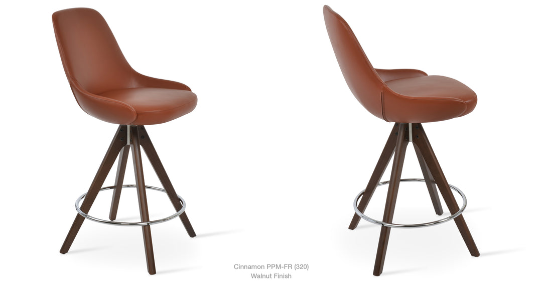 Gazel Pyramid Wood Swivel Stool — gazel-pyramid-wood-swivel-stool-extra-2