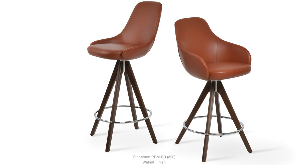 Gazel Pyramid Wood Swivel Stool — gazel-pyramid-wood-swivel-stool-extra-3