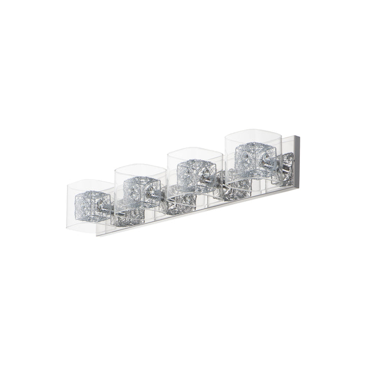 Gem 4-Light Bath Vanity with PC Shade by ET2 Lighting, detail view 4