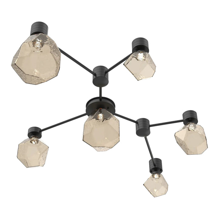 Gem Hub &amp; Spoke by Hammerton Studio in Matte Black with Bronze glass