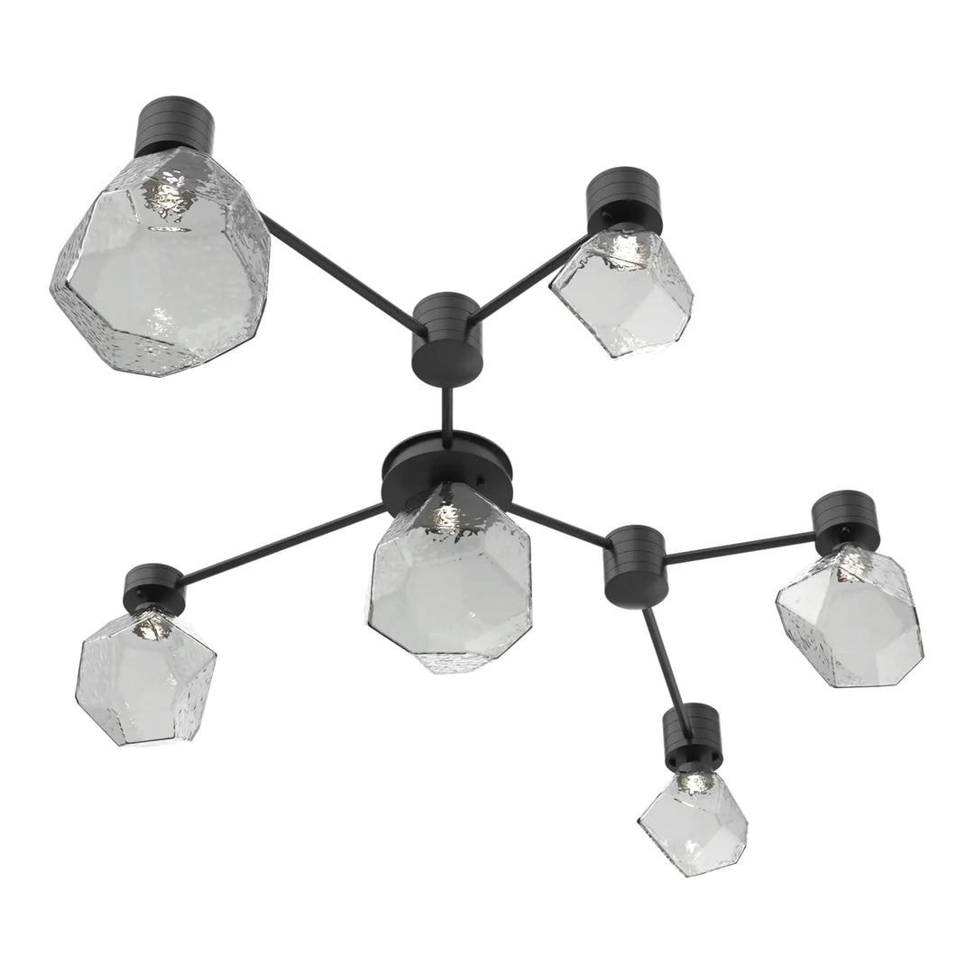 Gem Hub &amp; Spoke by Hammerton Studio in Matte Black with Smoke glass